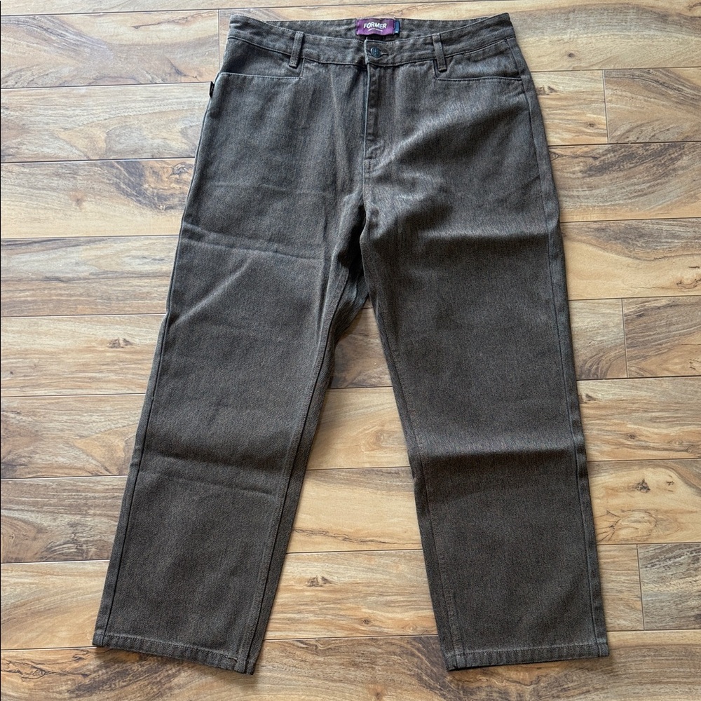 Classic Men's Dark Brown Chinos